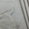 Off White / Grey Linen Weave |  Drapery / Lightweight Upholstery Fabric | 100% Polyester | 54" Wide | By the Yard