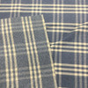 Vintage Plaid in Cornflower Blue and Ivory  | Upholstery / Slipcover Fabric | 54" Wide | By the Yard
