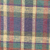 Vintage Plaid Chenille in Green, Red, Tan, Orange, and Purple | Upholstery / Slipcover Fabric | 54" Wide | By the Yard