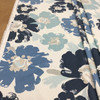 Dorinda in Indigo | Painterly Floral in Blue / Grey / White |  Home Decor  / Drapery Fabric | 100% Cotton | 54" Wide | By the Yard