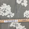 Serenity in Storm | Modern Floral in Grey and White | Home Decor  / Drapery Fabric | Magnolia Home | 100% Cotton | 54" Wide | By the Yard