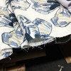 Lucinda in Mineral | Contemporary Floral in Indigo Blue / Taupe / White  | Richloom Home Decor  / Drapery Fabric | 100% Cotton | 54" Wide | By the Yard