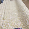 Squiggles Jacquard Fabric | Gold and Off White | Heavyweight Upholstery | 54" Wide | By the Yard