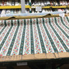 Vintage Floral Stripe Fabric in Green / Red / Blue / Off White | Upholstery / Curtains | 54" Wide | By the Yard