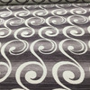 Ombre Scroll Chenille Fabric in Shades of Grey | Upholstery | Heavyweight | 54" Wide | By the Yard