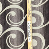 Ombre Scroll Chenille Fabric in Shades of Grey | Upholstery | Heavyweight | 54" Wide | By the Yard