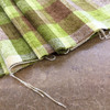 Retro Plaid Chenille in Green / Beige / Brown | Upholstery Fabric | 54" Wide | By the Yard