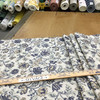 Floral Vintage Tapestry Fabric | Navy Blue / Gold / Ivory | Upholstery | 54" Wide | By the Yard