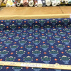 Country Floral Waverly Fabric in Navy / Green / Red  | Upholstery / Curtains | 54" Wide | By the Yard | Waverly "Country Charm"