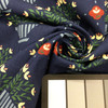 Country Floral Waverly Fabric in Navy / Green / Red  | Upholstery / Curtains | 54" Wide | By the Yard | Waverly "Country Charm"