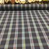 Plaid Woven Fabric in Shades of Blue with Red and Yellow | Drapery / Upholstery / Slipcovers | 60" Wide | By the Yard