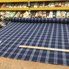 Plaid Woven Fabric in Shades of Blue with Red and Yellow | Drapery / Upholstery / Slipcovers | 60" Wide | By the Yard