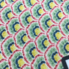 Scalloped Design in Pink / Green / Blue / Yellow | Home Decor Fabric | Cotton | 54 Wide | By the Yard