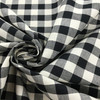 Homespun Check in Black and White | Home Decor / Drapery Fabric | Cotton | 54 Wide | By the Yard