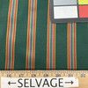 Stripes in Green / Orange / Red / Blue | Upholstery Fabric | Heavy Drapery | Polyester | 54 Wide | By the Yard