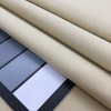 Flax Light Tan with Woven Texture | Finished Blackout Curtain Lining | Drapery Fabric | 54" Wide | By the Yard