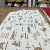 Weathervane by Suburban Fabrics | Cream / Brown | Home Decor Fabric | Cotton | 54 Wide | By the Yard
