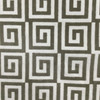 Greek Key Cut Velvet Fabric in Taupe | Heavyweight Upholstery | 54" Wide | By the Yard | Amaze in Earth