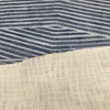 Line Geometric Fabric | Two Toned Blue | Home Decor / Drapery | 54" Wide | By the Yard | Kaufmann Biscayne in Clypso