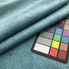Chenille Fabric in Teal | Heavyweight Upholstery | 54" Wide | By the Yard | Grayton in Caribbean
