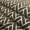 Herringbone Cut Velvet Fabric in Truffle Brown | Heavyweight Upholstery | 54" Wide | By the Yard | Kaleidoscope in Truffle