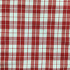 Traditional Plaid in Red and White | Upholstery / Slipcovers Fabric | Medium Weight | 54" Wide | By the Yard | "Largo" Red