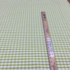 Checked Plaid Fabric in Lime Green and White | Upholstery / Slipcovers | Medium Weight | 54" Wide | By the Yard | "Marco" Key Lime