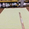 Checked Plaid Fabric in Lime Green and White | Upholstery / Slipcovers | Medium Weight | 54" Wide | By the Yard | "Marco" Key Lime