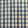 Checked Plaid Fabric in Blue and White | Upholstery / Slipcovers | Medium Weight | 54" Wide | By the Yard | "Marco" Surf