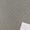 Dove Grey Stitched Diamonds | Pre Quilted Microfiber Fabric | Ultra Heavy Weight Upholstery | 54" Wide | By the Yard | "Maxfield" Platinum