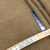 Two Toned Brown Check Plaid Fabric | Upholstery |  Heavy Weight | 54" Wide | By the Yard | "Speedway" Butter