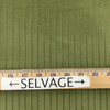 Moss Green Wide Wale Corduroy Fabric | Upholstery | Soft | 54" Wide | By the Yard | Speedway in Moss