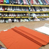 Solid Orange | Cotton Duck Canvas Fabric | 6 oz. | Apparel / Slipcovers / Bedding | 54" Wide | By the Yard | Duck in Persimmon