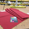 Solid Cranberry Red Canvas Fabric  | Upholstery / Slipcover | Medium to Heavy Weight | 54" Wide | By the Yard | Patagonia in Cranberry