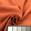 Brick Red Felt-Backed Fabric | Upholstery | Heavy Weight | 54" Wide | By the Yard |  "Poseiden" Papaya