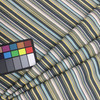 Striped Jacquard Fabric in Blue / Green / White | Upholstery | Heavy Weight | 54" Wide | By the Yard | Filmore in Chambray