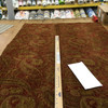 Paisley Jacquard Fabric in Burgundy /and Brown | Upholstery | Heavy Weight | 54" Wide | By the Yard | Ballintrae in Brandy