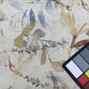Watercolor Floral | Upholstery Fabric | Beige / Blue / Tan | Fleece-Backed | Heavyweight | 54" Wide | By the Yard | Aryna in Aurora