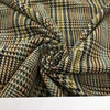 Plaid Jacquard Fabric in Navy Blue / Tan / Brown / White / Green | Upholstery | Heavy Weight | 54" Wide | By the Yard | Cody in Pheasant