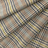Plaid Jacquard Fabric in Navy Blue / Tan / Brown / White / Green | Upholstery | Heavy Weight | 54" Wide | By the Yard | Cody in Pheasant
