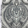 Paisley Home Decor Fabric | Grey / Off White | Upholstery / Drapery | 54" Wide | By the Yard | Kelly Ripa Home "Pretty Witty" Ebony