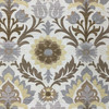 Waverly Damask in Brown / Off White / Grey  | OUTDOOR Home Decor Fabric | Upholstery | 54" Wide | By the Yard | Waverly "Santa Maria"