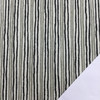 Vertical Striped Home Decor Fabric | Off White / Black / Taupe | Upholstery / Drapery | 54" Wide | By the Yard | Magnolia Home "Sullivan" Onyx