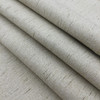 Flecked Linen Brown Felt-Backed Fabric | Heavyweight Upholstery | 54" Wide | By the Yard | Catalina in Ecru