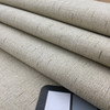Flecked Linen Brown Felt-Backed Fabric | Heavyweight Upholstery | 54" Wide | By the Yard | Catalina in Ecru