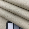 Flecked Linen Brown Felt-Backed Fabric | Heavyweight Upholstery | 54" Wide | By the Yard | Catalina in Ecru