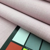 Light Pink Slub Weave | Linen Like Fabric | Upholstery | Heavy Weight |  54" Wide | By the Yard | Roma in Pink Flutter