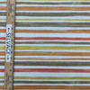 Stripes in Orange, Yellow, Red Chenille Fabric | Upholstery / Drapery | 54" Wide | By the Yard | Tommy Bahama "Longboard" in Sunshine