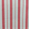 Striped Canvas Fabric in Pink / Coral / Off White | Slipcovers / Upholstery | 100 % Cotton | 54" Wide | By the Yard | Gervase in Persephone