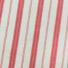 Striped Canvas Fabric in Pink / Coral / Off White | Slipcovers / Upholstery | 100 % Cotton | 54" Wide | By the Yard | Gervase in Persephone